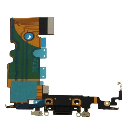 Taśma iPhone 8 złącze USB mik czarne HQ